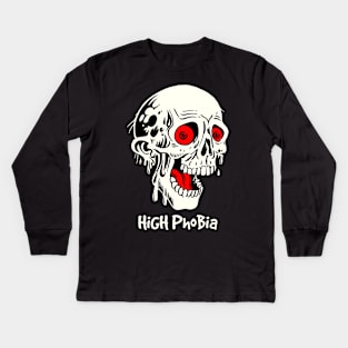 high phobia Kids Long Sleeve T-Shirt